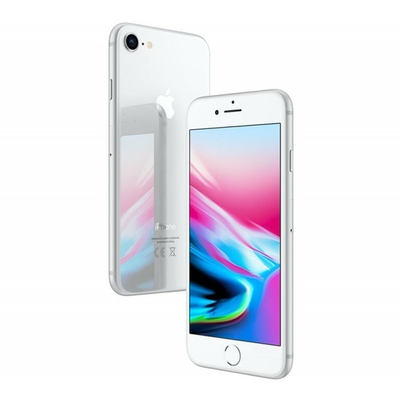 Apple iPhone 8- 64 GB Silver ATT Fully Unlocked Battery 81% Smart Phone A1905
